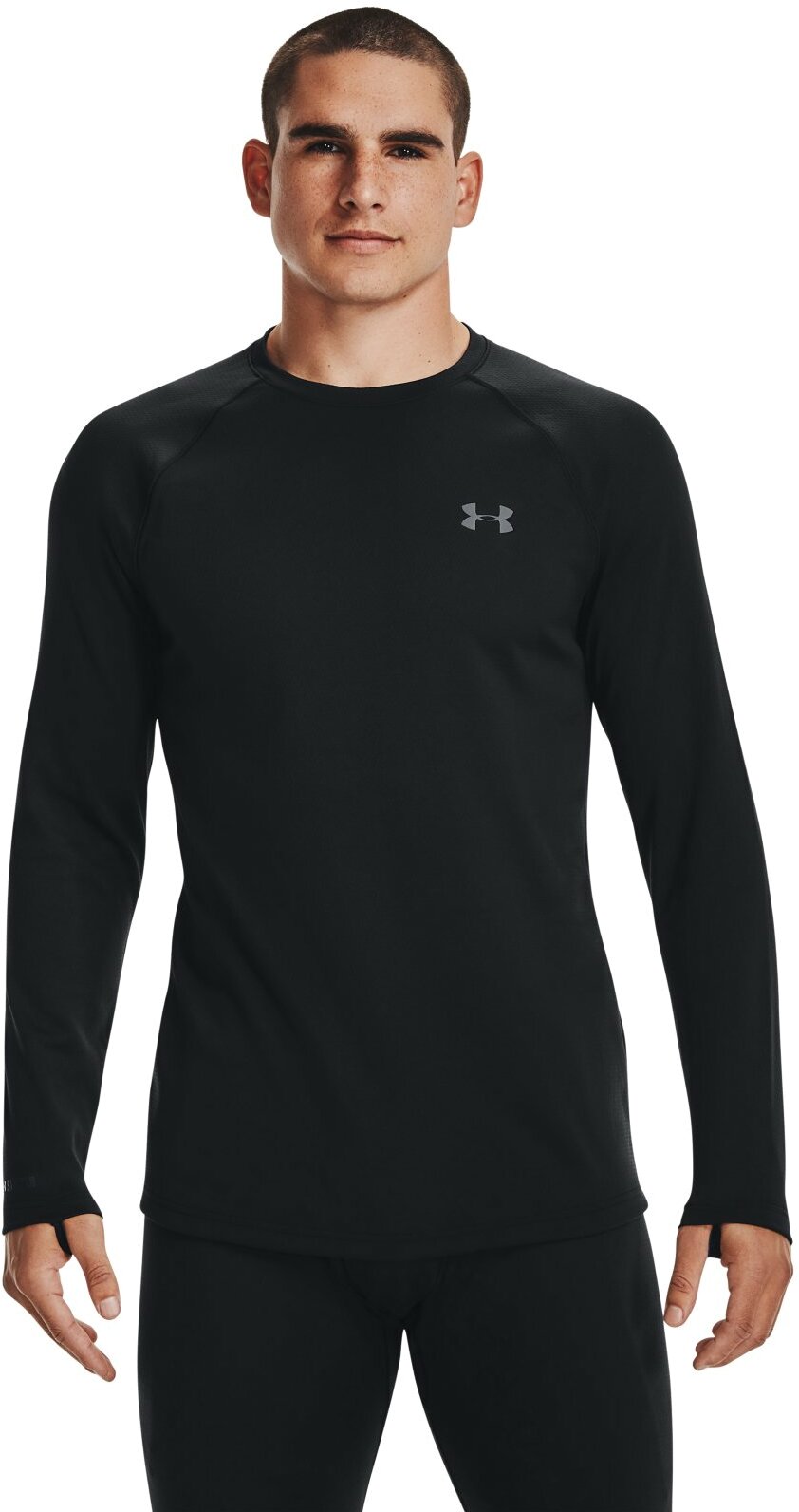 

Лонгслив мужской Under Armour Packaged Base 4.0 Crew черный 3XL, Packaged Base 4.0 Crew