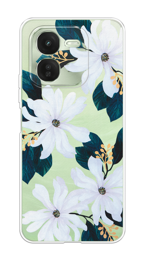 

Чехол на Vivo iQOO Z9X "Delilah Flower", Зеленый;белый, 2612250-1
