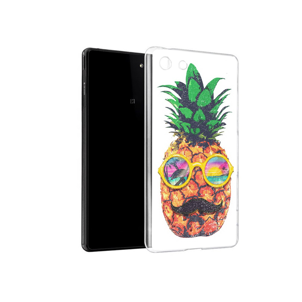 

Чехол MyPads Tocco для Sony Xperia M5 прикольный ананас с лицом (PT16167.241.556), Прозрачный, Tocco