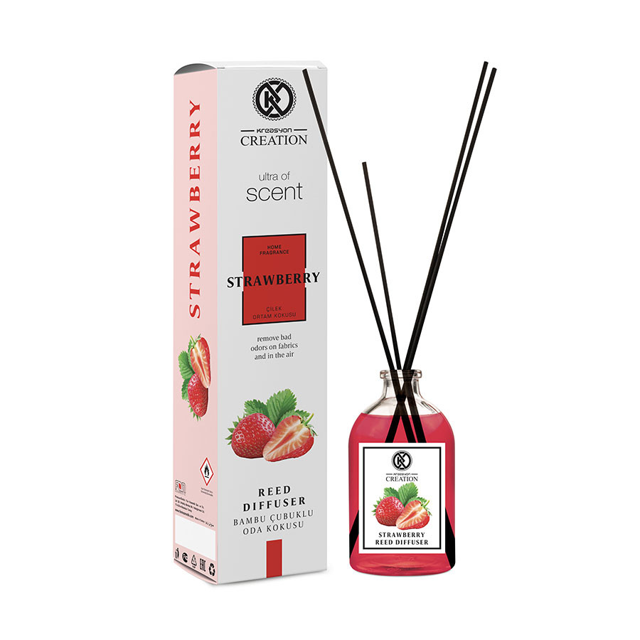 

Аромадиффузор Kreasyon Reed Diffuser Strawberry 115 мл
