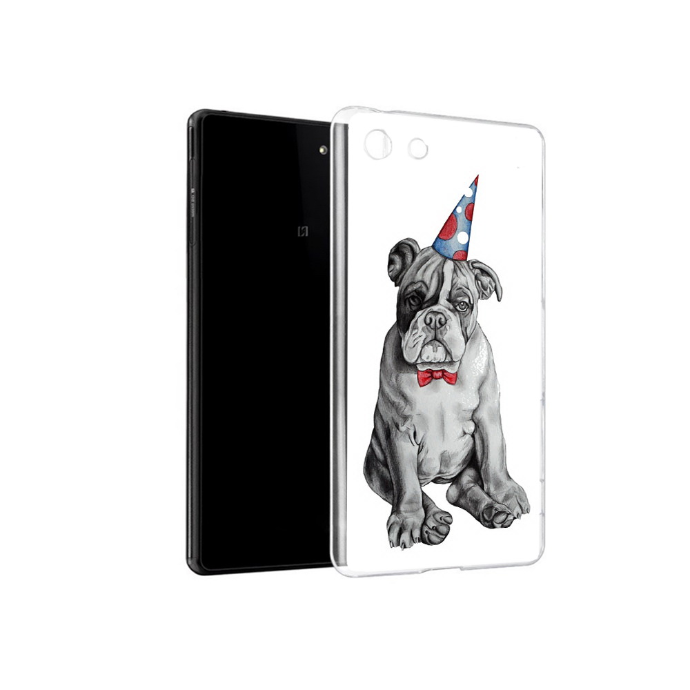 

Чехол MyPads Tocco для Sony Xperia M5 праздничный щенок (PT16167.241.554), Прозрачный, Tocco
