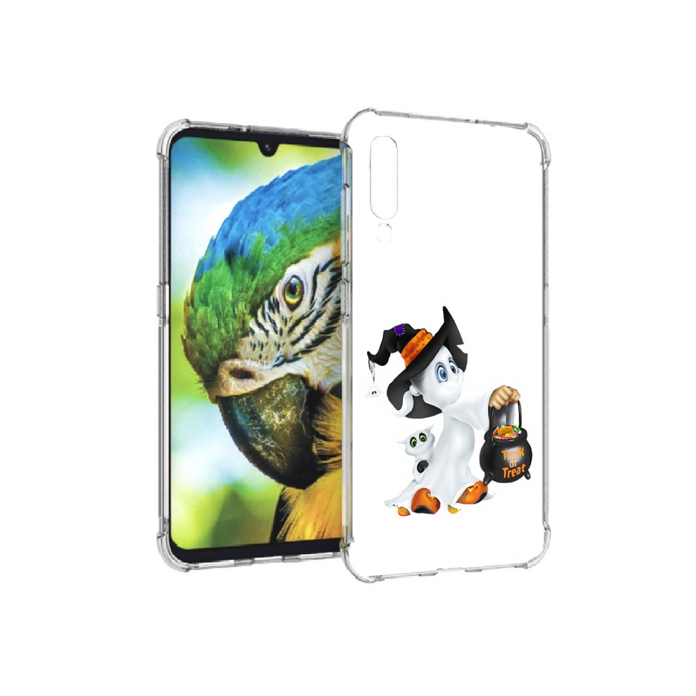 

Чехол MyPads Tocco для Xiaomi Mi 9 Маленький призрак (PT126035.255.113), Прозрачный, Tocco