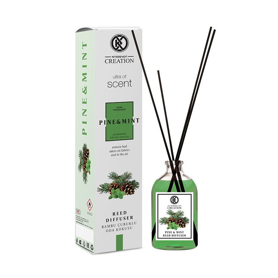 

Аромадиффузор Kreasyon Reed Diffuser Pine&Mint 115 мл