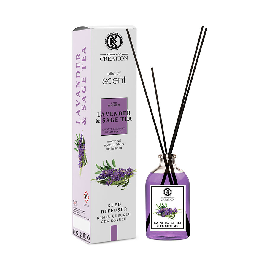

Аромадиффузор Kreasyon Reed Diffuser Lavender&Sage Tea 115 мл