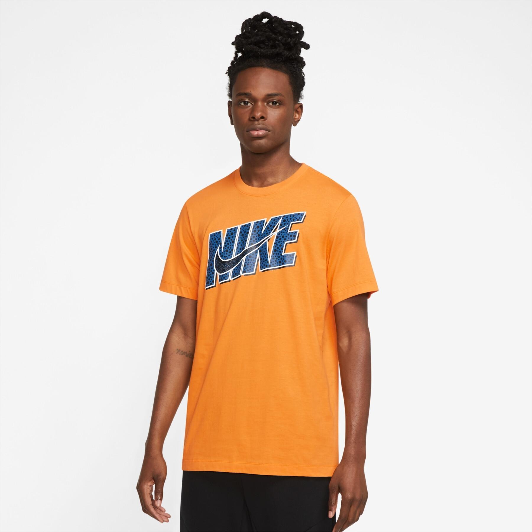 

Футболка мужская Nike M NSW 12 MO SWSH/NK BLK TEE оранжевая M, Оранжевый, M NSW 12 MO SWSH/NK BLK TEE