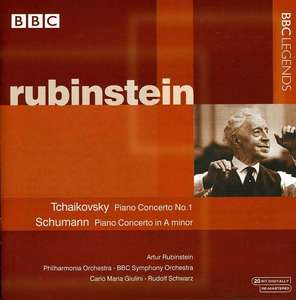 TCHAIKOVSKY, P.I.: Piano Concerto No. 1 / SCHUMANN, R.: Piano Concerto (Rubinstein, Glulin