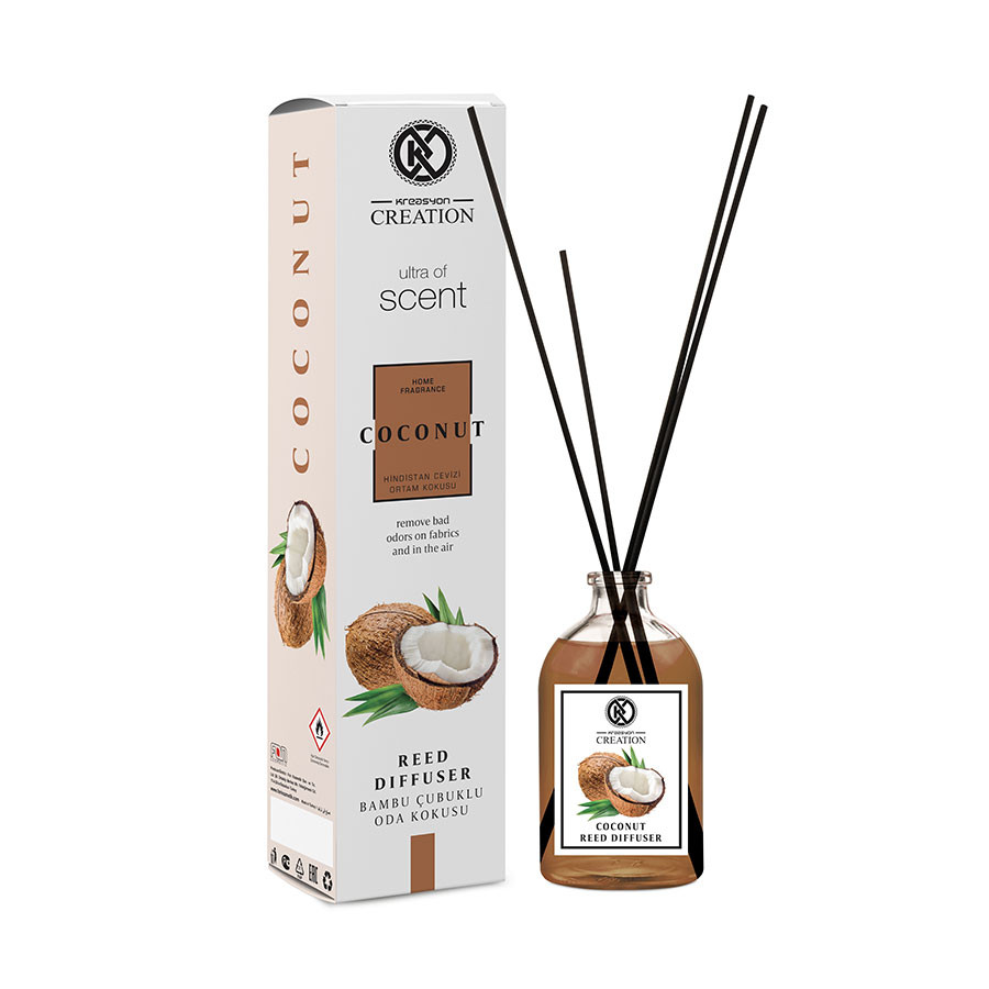 

Аромадиффузор Kreasyon Reed Diffuser Coconut 115 мл