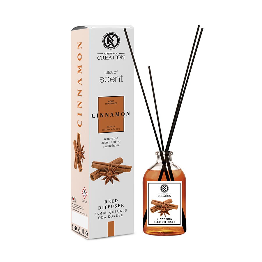 

Аромадиффузор Kreasyon Reed Diffuser Cinnamon 115 мл