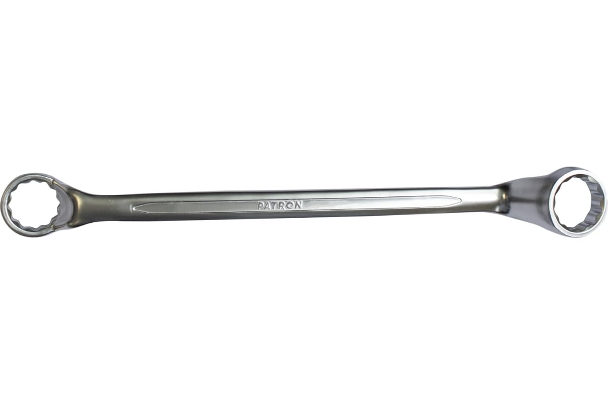 Ключ накидной изогнутый на 75 градусов, 8х9 мм PATRON P-7590809