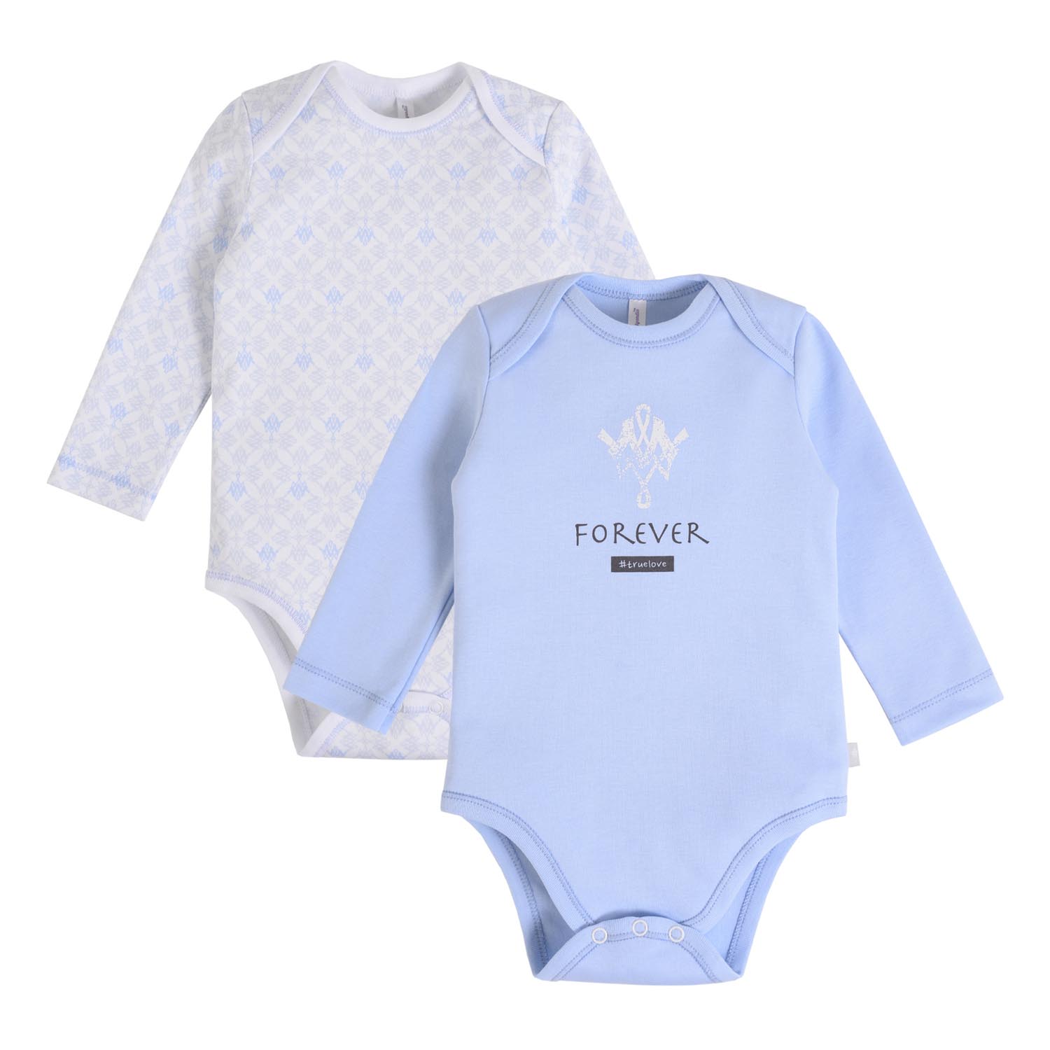 

Комплект для детей - Боди 2шт. 21-13002 Вода, Интерлок, Мамуляндия белый; голубой 86, 21-13002 Вода