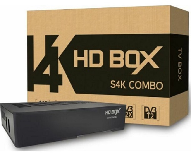 фото Ресивер hd box s4k combo s2/t2