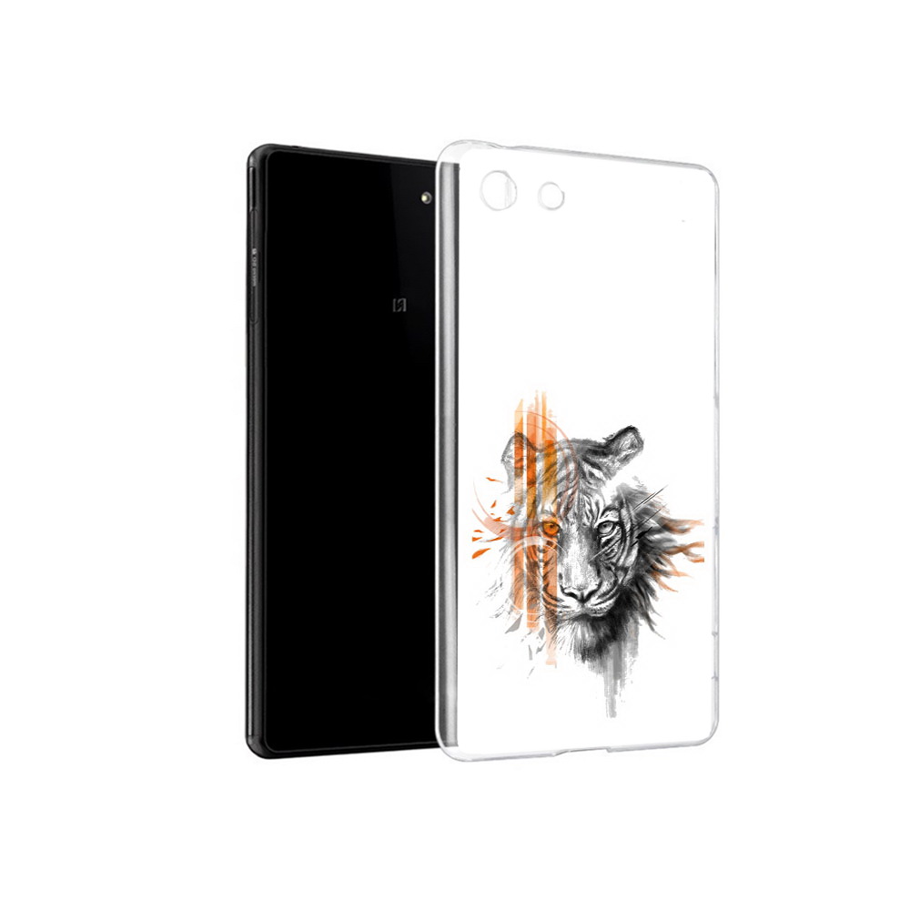 

Чехол MyPads Tocco для Sony Xperia M5 огненный тигр (PT16167.241.526), Прозрачный, Tocco