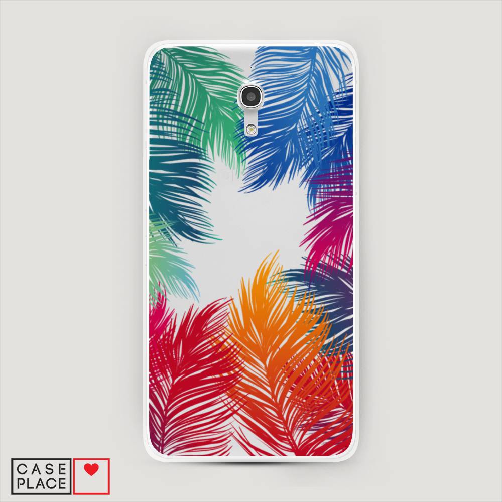 

Чехол Awog на Alcatel Pixi 4 (5) 5045D / Алкатель Pixi 4 (5) 5045D "Рамка из перьев", 170250-4