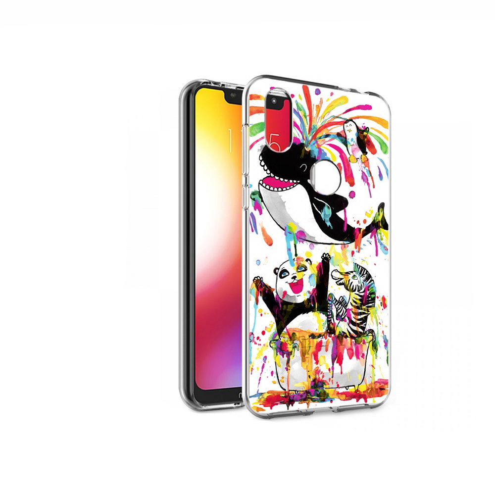 

Чехол MyPads Tocco для Motorola One Хиппи кит (PT126881.369.191), Прозрачный, Tocco