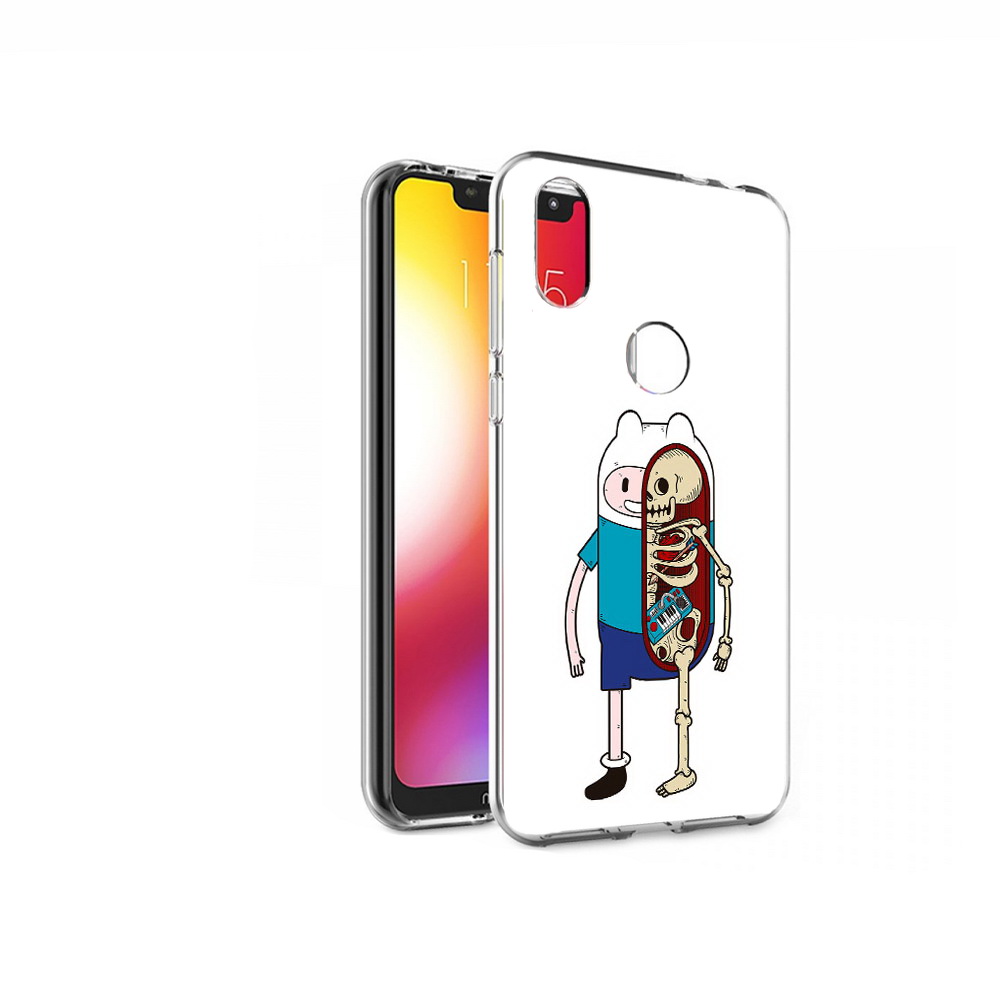 

Чехол MyPads Tocco для Motorola One Финн скелет (PT126881.369.187), Прозрачный, Tocco
