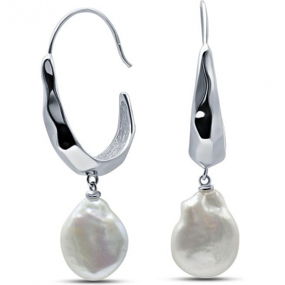 

Серьги с жемчугом из серебра Silver wings 022043286a, 022043286a