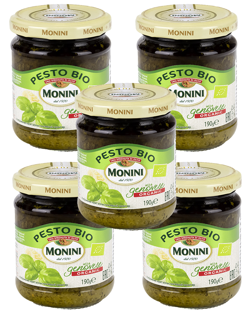 

Соус песто Monini БИО Без Чеснока 190 гр. - 5 шт.