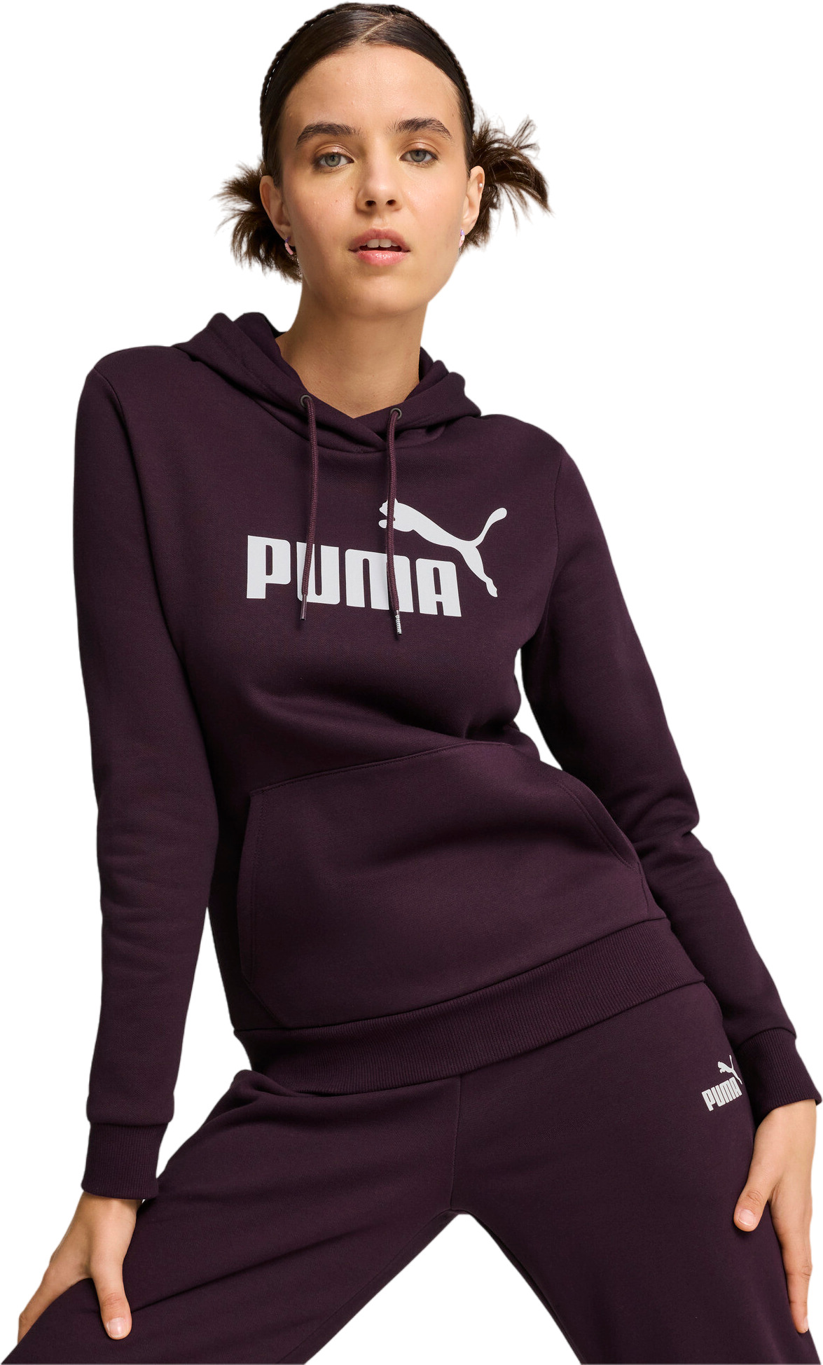 Худи женское PUMA ESS Logo Hoodie FL (s) фиолетовое M