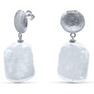 

Серьги с жемчугом из серебра Silver wings 022043275a, 022043275a