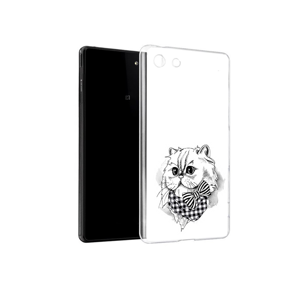 

Чехол MyPads Tocco для Sony Xperia M5 нарисованная красивая кошечка (PT16167.241.503), Прозрачный, Tocco