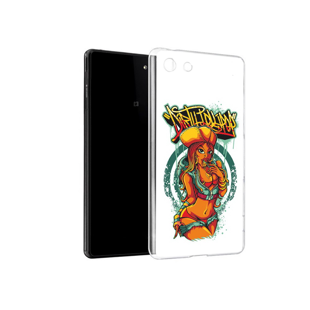 

Чехол MyPads Tocco для Sony Xperia M5 нарисованная девушка комикс (PT16167.241.500), Прозрачный, Tocco