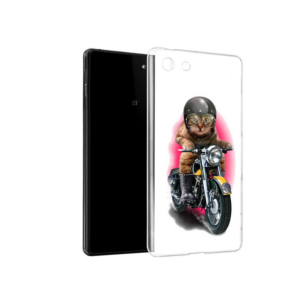 

Чехол MyPads Tocco для Sony Xperia M5 мото-кот (PT16167.241.485), Прозрачный, Tocco