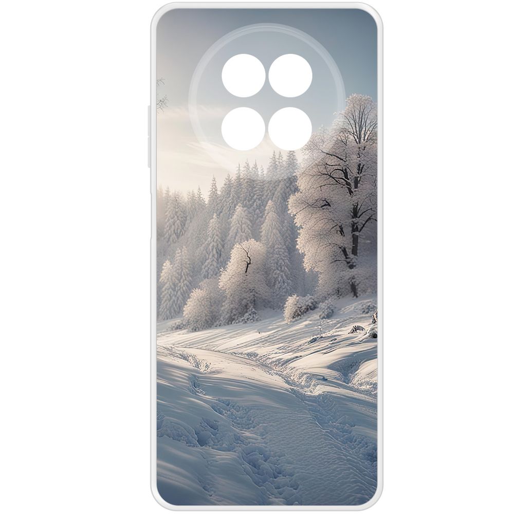 

Чехол-накладка Krutoff Clear Case Снег для Realme 13 5G, Прозрачный
