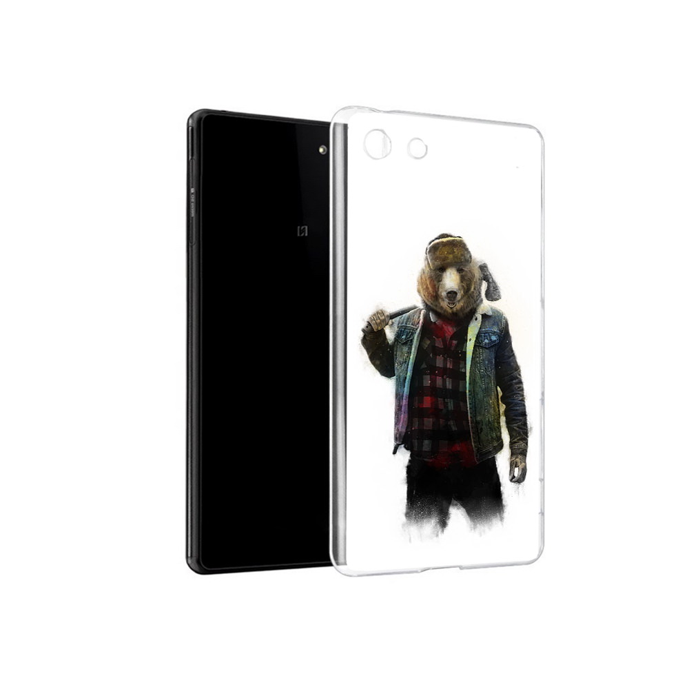 

Чехол MyPads Tocco для Sony Xperia M5 медведь с топором (PT16167.241.469), Прозрачный, Tocco