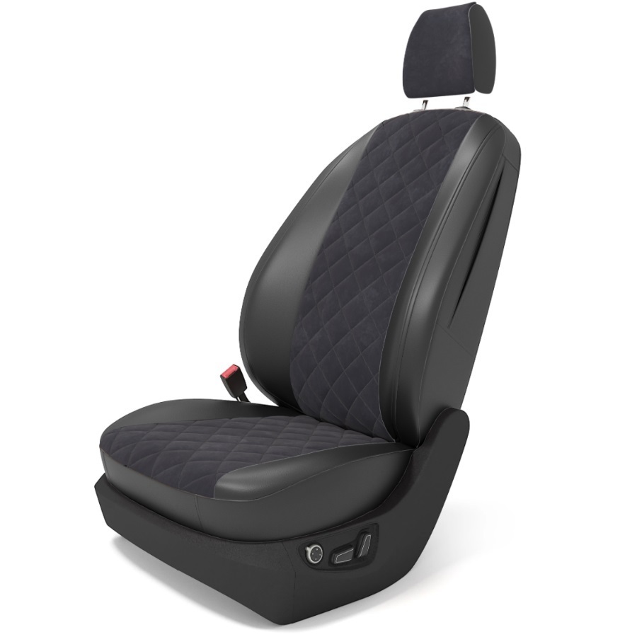 

Авточехлы Ford Mondeo 4 2006-2014 Экокожа Серый + Черный / Ромб, Ford Mondeo 2006-2014 | Titanium |