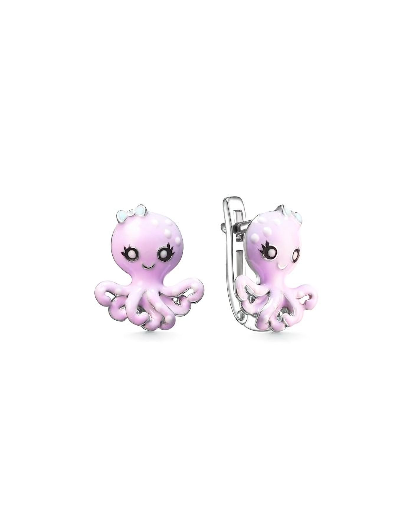 

Серьги из серебра TEO MAORI 8901022717, эмаль, 8901022717