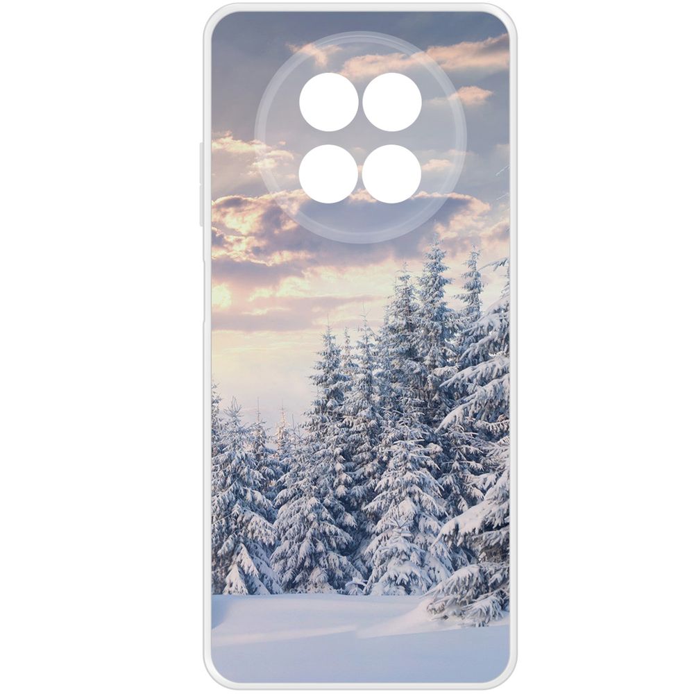 

Чехол-накладка Krutoff Clear Case Снежный пейзаж для Realme 13 5G, Прозрачный
