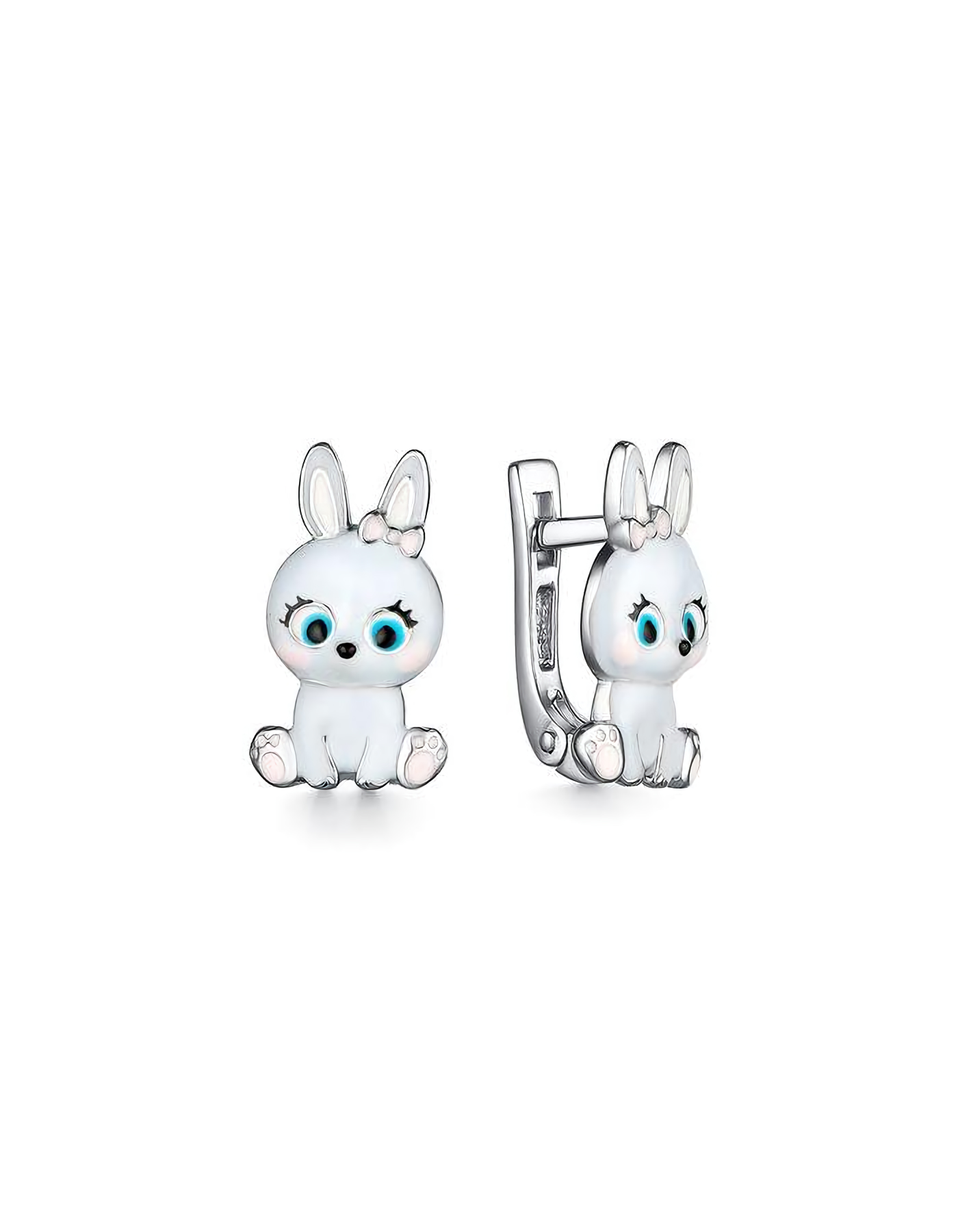 

Серьги из серебра TEO MAORI 8901022710, эмаль, 8901022710