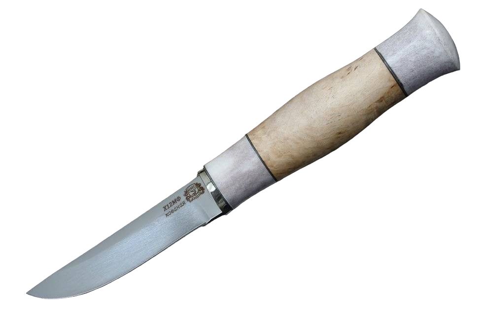 Мастерская Сковородихина нож Скандинав М, рукоять кость, карельская береза, сталь Х12МФ