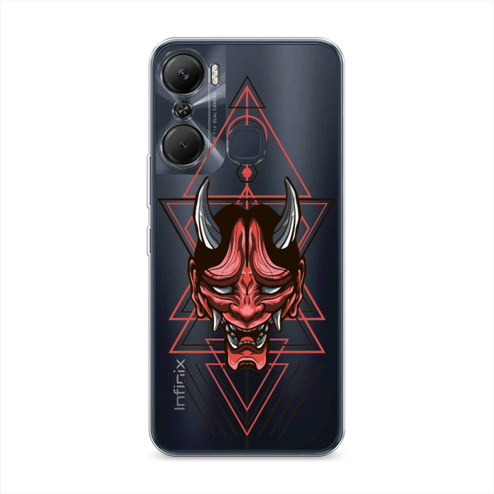

Чехол для Infinix Hot 12 Pro "Hanya Oni mask", Серый;красный;черный, 3102450-4