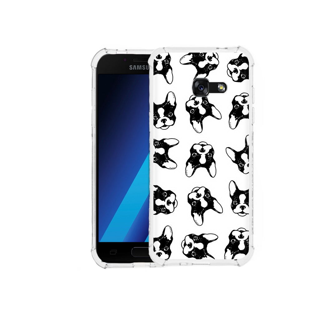 

Чехол MyPads Tocco для Samsung Galaxy A7 (2017) черно белые собачки (PT87719.559.683), Tocco