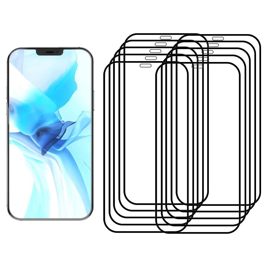 

Комплект из 10ти стекол Full Glue Premium Krutoff для iPhone 12 Pro Max (6.7") черное