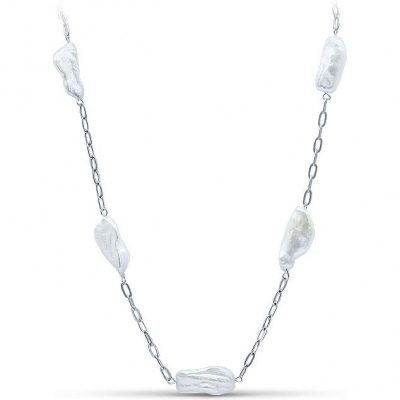 

Колье с жемчугом из серебра 47 см Silver wings 052041758a, 052041758a