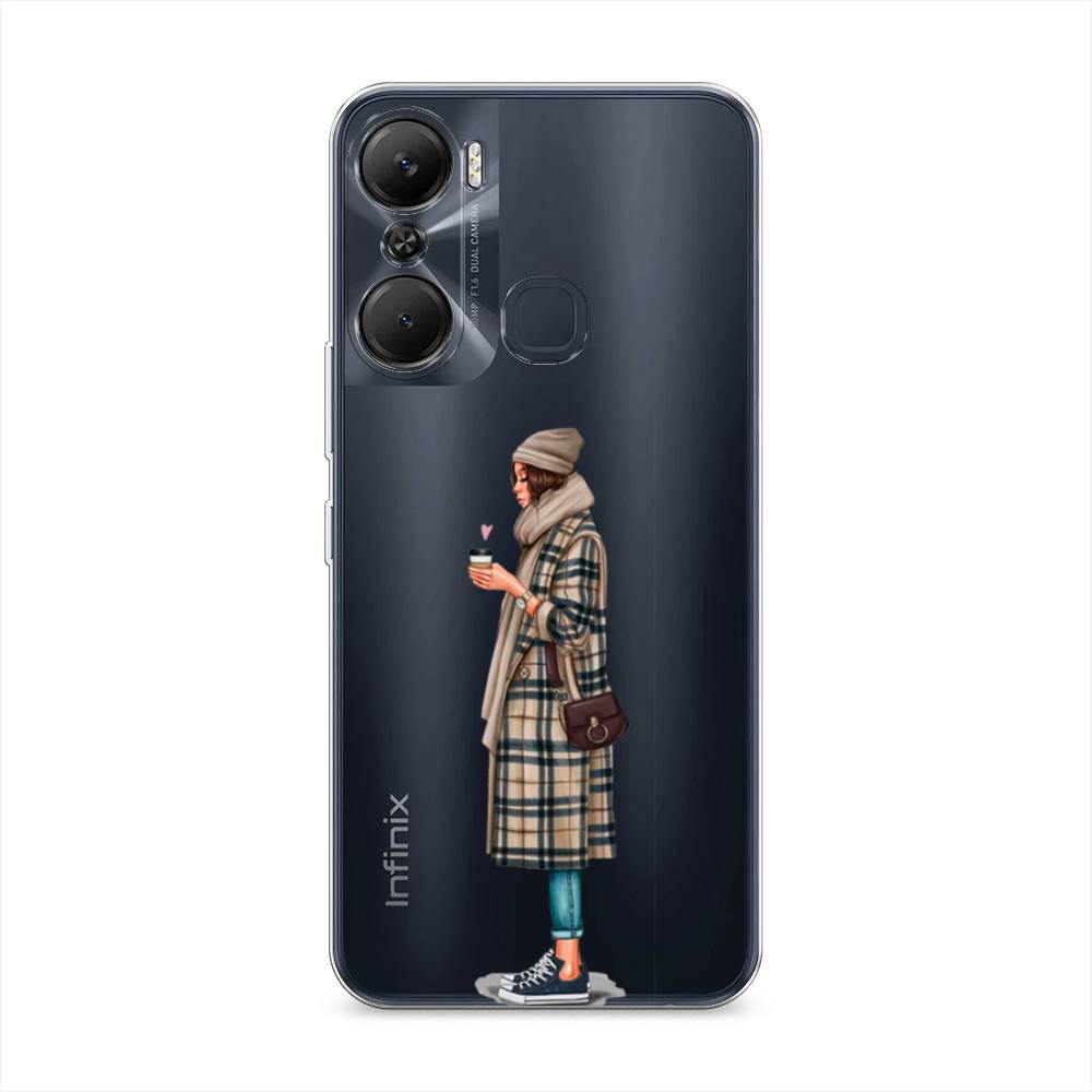 

Чехол для Infinix Hot 12 Pro "Утренний кофе", Коричневый;бежевый, 3102450-6