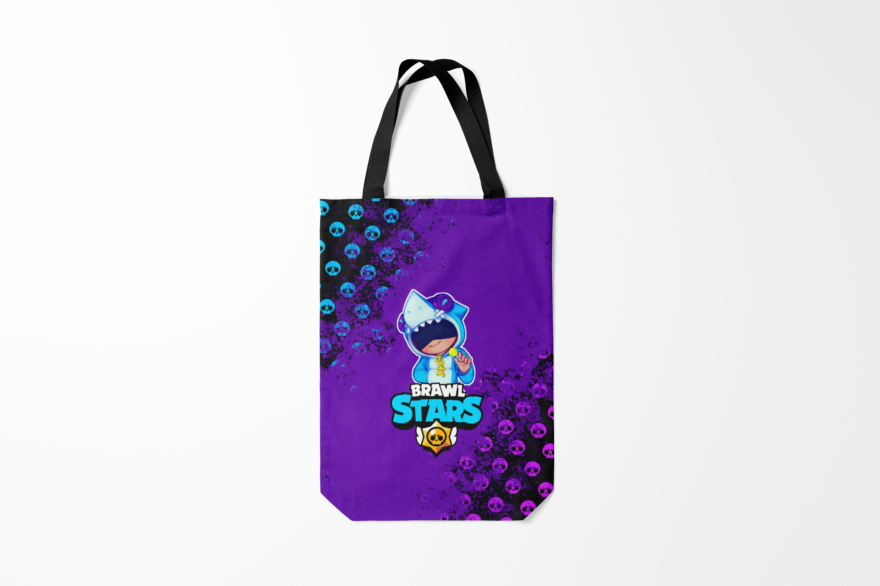 

Сумка шoппер унисекс Burnettie Brawl Stars LEON, разноцветный, Brawl Stars LEON