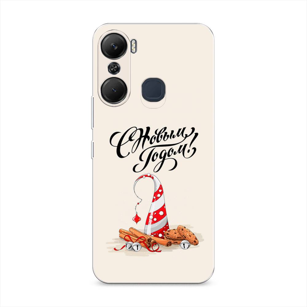 

Чехол для Infinix Hot 12 Pro "Подарки на Новый Год", Бежевый;красный;черный, 3102450-5