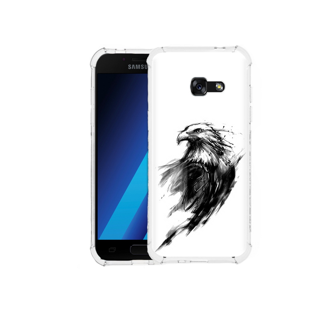 

Чехол MyPads Tocco для Samsung Galaxy A7 (2017) чб птица (PT87719.559.670), Tocco
