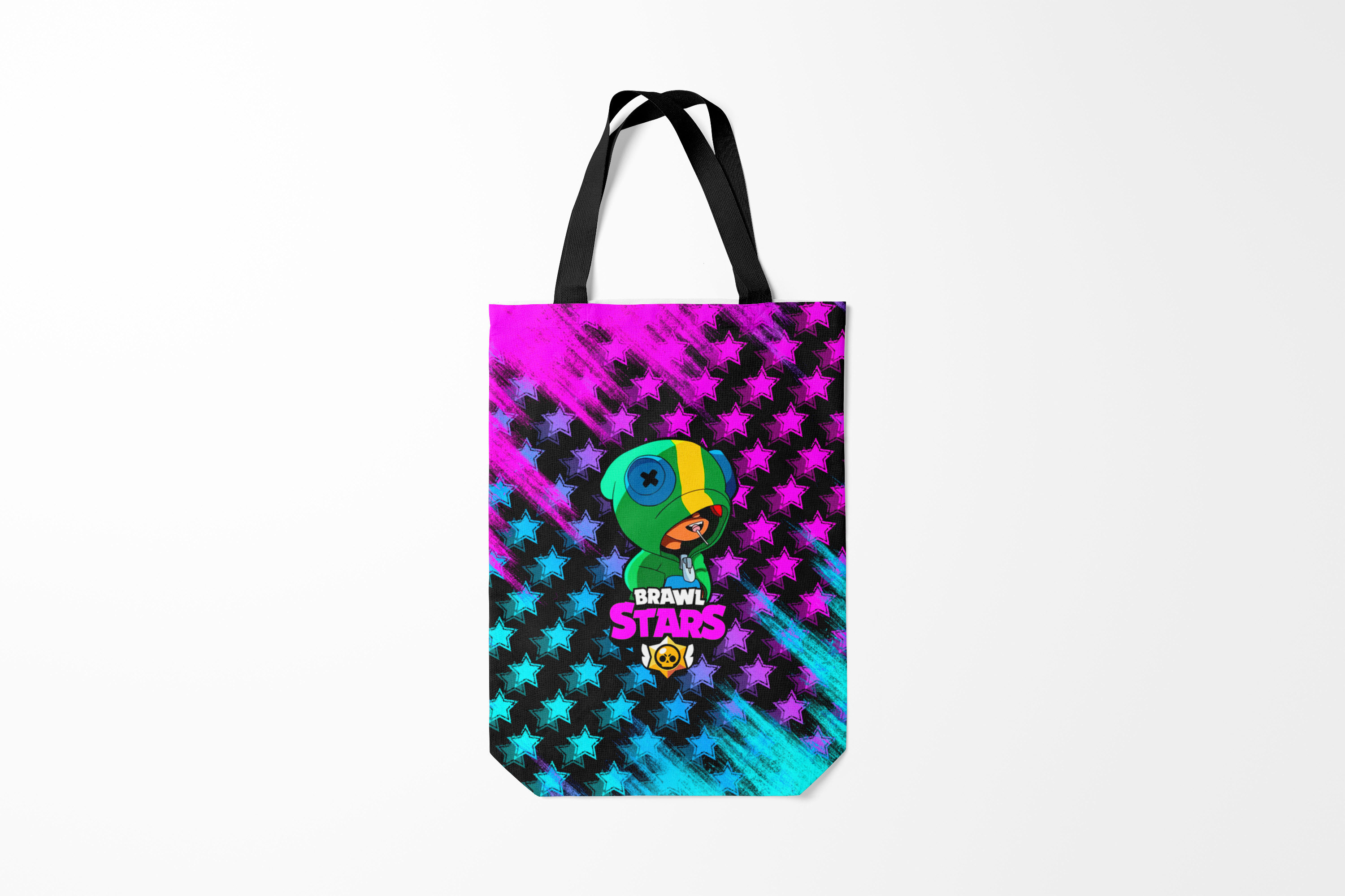

Сумка шoппер унисекс Burnettie Brawl Stars LEON, зеленый, Brawl Stars LEON