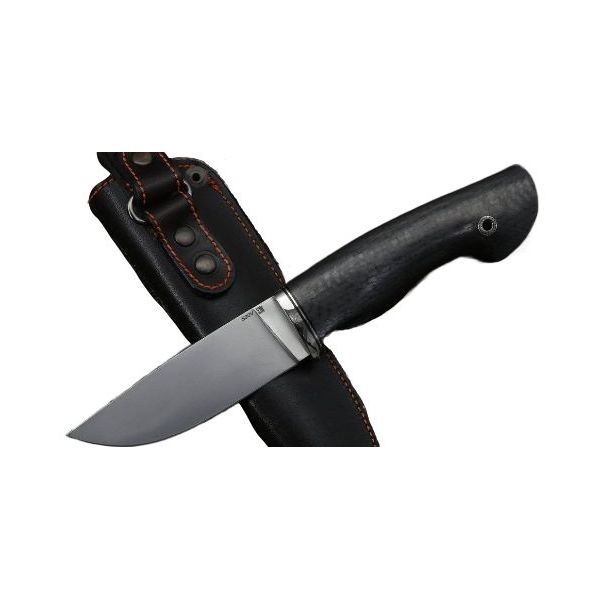 фото Мастерская ульданова нож охотник, сталь bohler cpm s90v, рукоять черный карбон