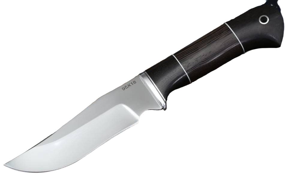 Нож Антарес Клык, сталь 95Х18, рукоять венге, граб