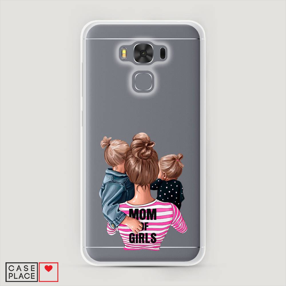 фото Чехол awog "mom of girls" для asus zenfone 3 max zc553kl