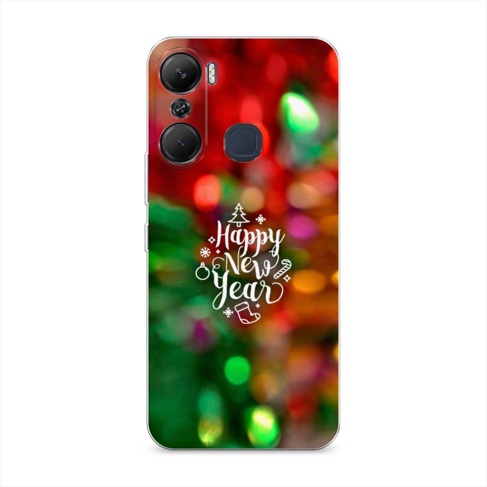 

Чехол для Infinix Hot 12 Pro "Новый Год на елке", Зеленый;красный;желтый, 3102450-5