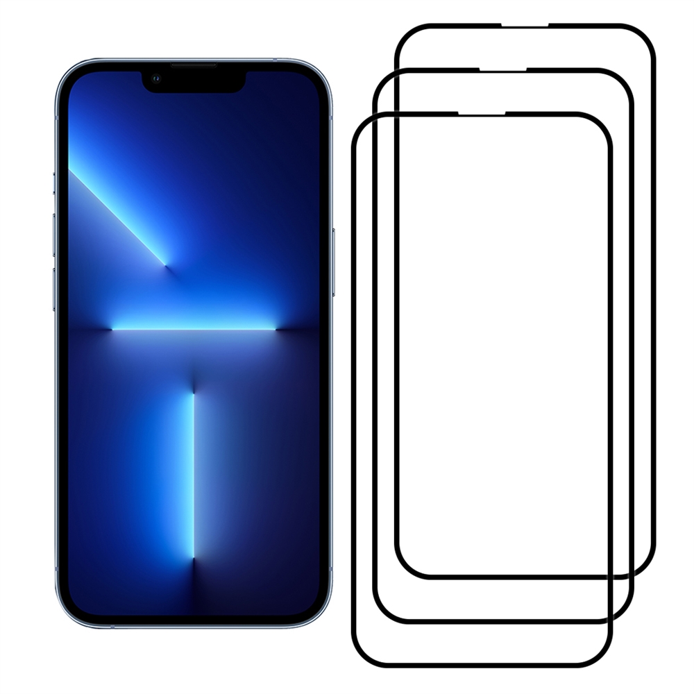

Комплект из 3х стекол Full Glue Premium Krutoff для iPhone 13/13 Pro черное