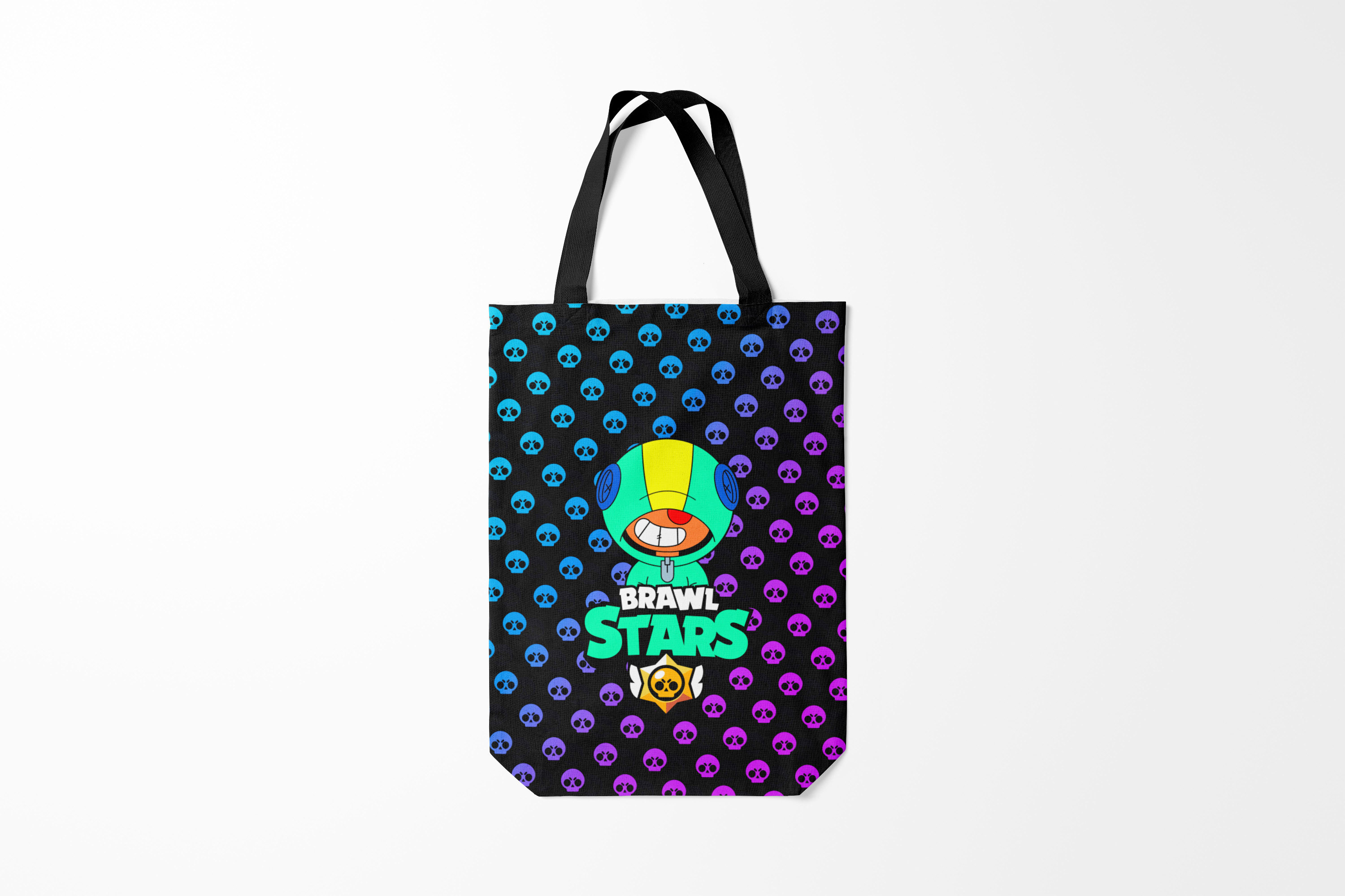 

Сумка шoппер унисекс Burnettie Brawl Stars LEON, зеленый, Brawl Stars LEON