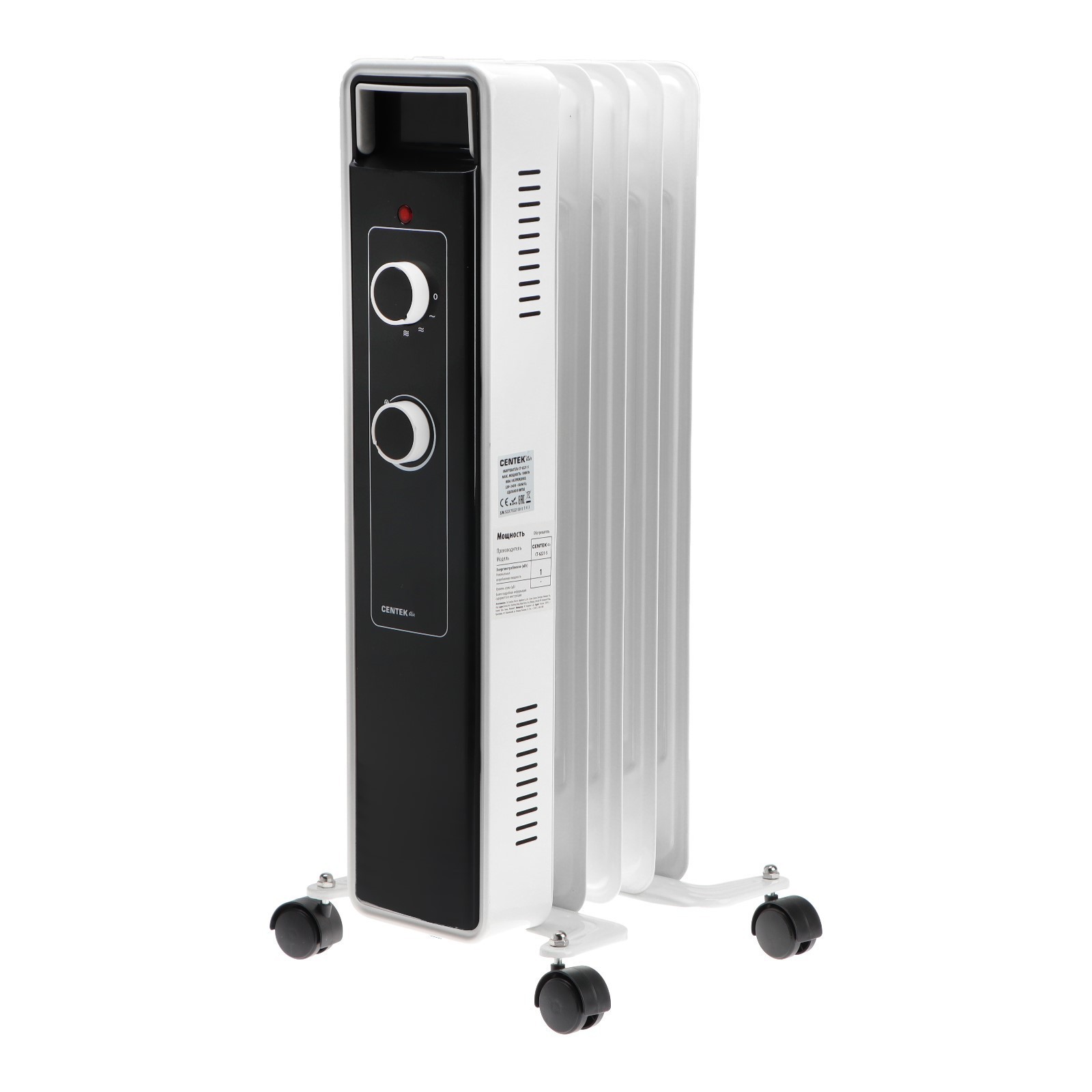 

Масляный радиатор Centek CT-6221-5 белый, CT-6221-5