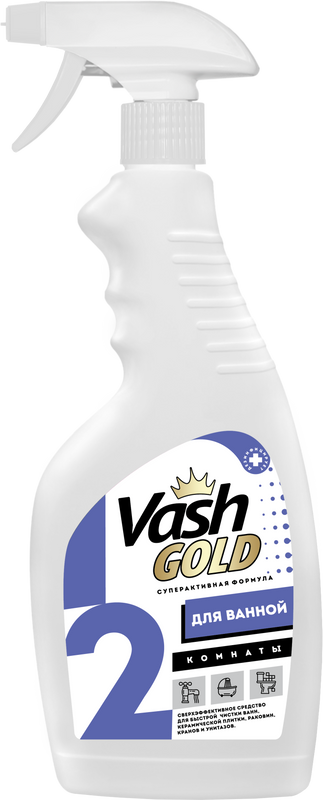 Средство для чистки ванной комнаты Vash Gold 500 мл
